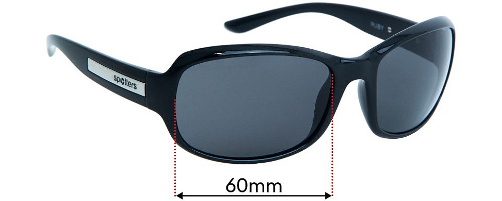 Sunglass Fix Replacement Lenses for Spotters Ruby - 60mm Wide